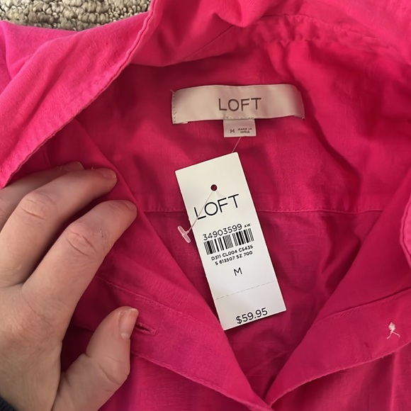 Pink button up - Picture 2 of 2